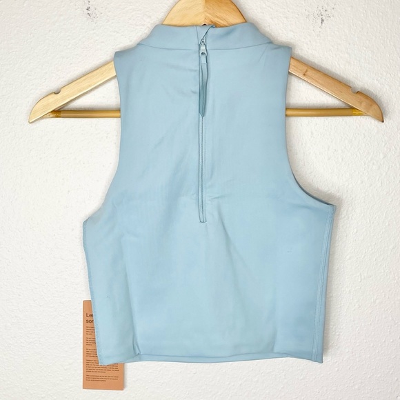 Girlfriend Collective Freddie Crop In Sky NWT - Picture 4 of 7